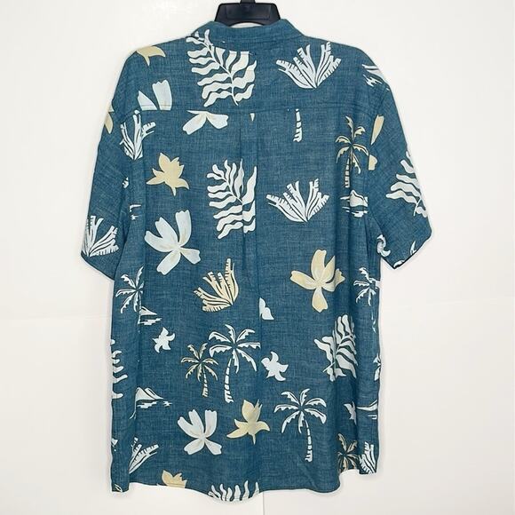Mens Reef Printed Button Down Shirt Size XXL - Picture 7 of 8